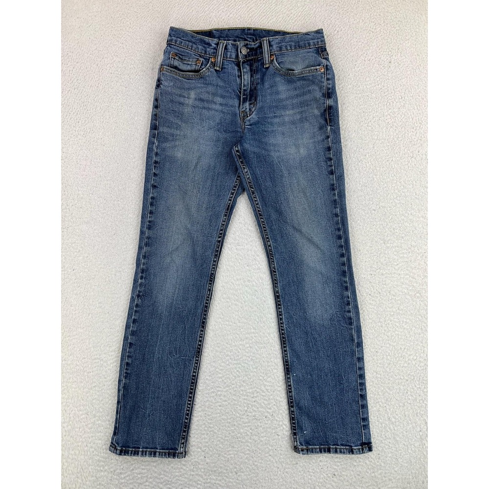 Levis 514 Jeans Mens 29x30 Blue Medium Wash Regular Straight Stretch Denim Pants